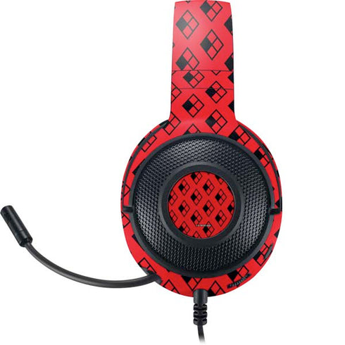 DC Comics Harley Quinn Logo Pattern Razer Kraken X Skin