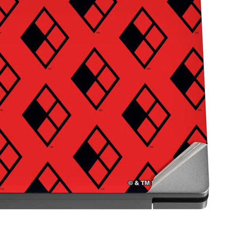 DC Comics Harley Quinn Logo Pattern Dell XPS Skin