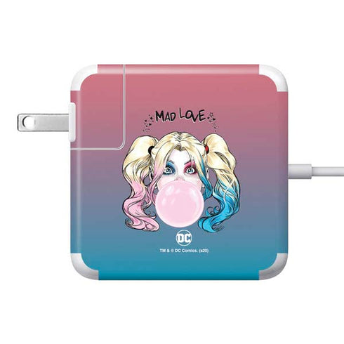 DC Comics Harley Quinn Mad Love 85W Power Adapter (15 and 17 inch MacBook Pro Charger) Skin