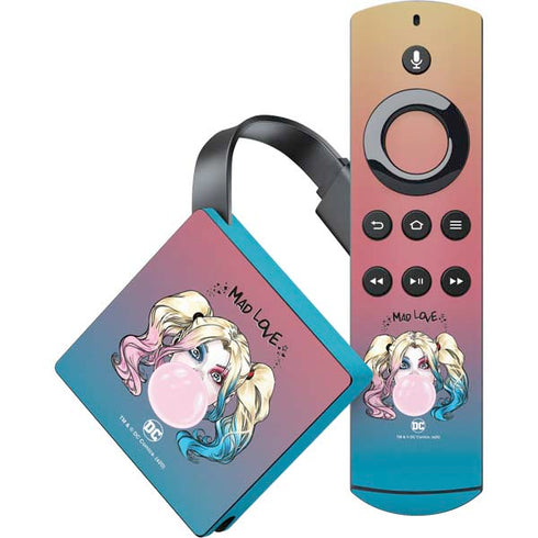 DC Comics Harley Quinn Mad Love Amazon Fire TV Skin