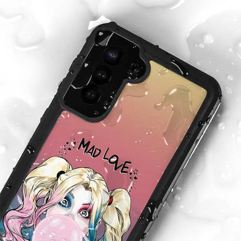 DC Comics Harley Quinn Mad Love Galaxy S24 Waterproof Case