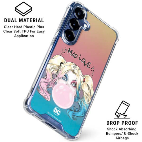 DC Comics Harley Quinn Mad Love Galaxy S25 Clear Case