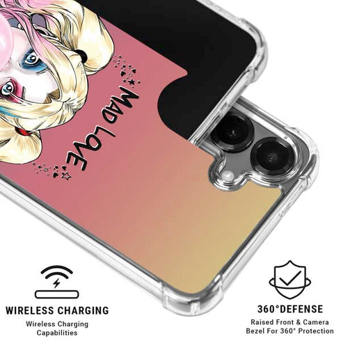 DC Comics Harley Quinn Mad Love Galaxy S26 Plus Clear Case