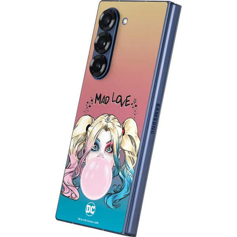 DC Comics Harley Quinn Mad Love Galaxy Z Fold6 Skin