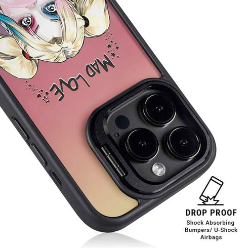 DC Comics Harley Quinn Mad Love iPhone 14 Pro Kickstand Case
