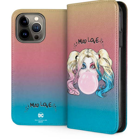 DC Comics Harley Quinn Mad Love iPhone 15 Pro Max Folio Case