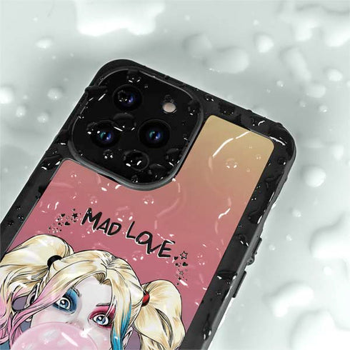 DC Comics Harley Quinn Mad Love iPhone 15 Pro Waterproof Case