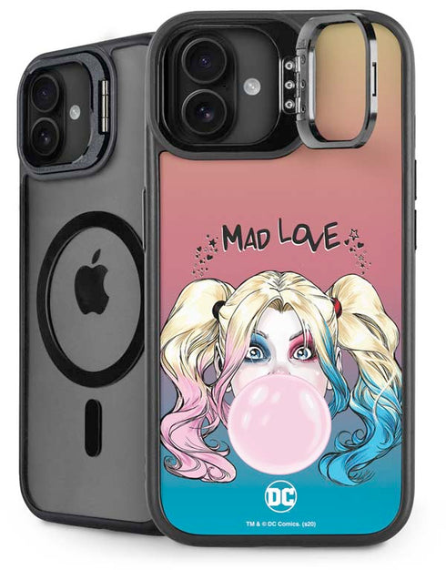 DC Comics Harley Quinn Mad Love iPhone 16 Kickstand Case