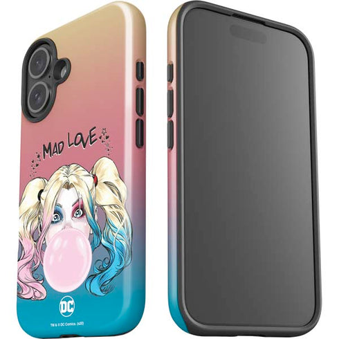 DC Comics Harley Quinn Mad Love iPhone 16 Plus Impact Case