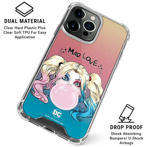 DC Comics Harley Quinn Mad Love iPhone 16 Pro Clear Case