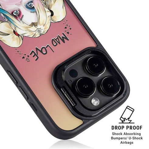 DC Comics Harley Quinn Mad Love iPhone 16 Pro Kickstand Case