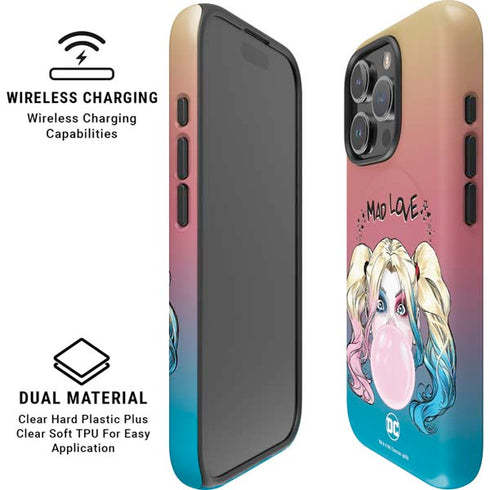 DC Comics Harley Quinn Mad Love iPhone 16 Pro Magsafe Impact Case