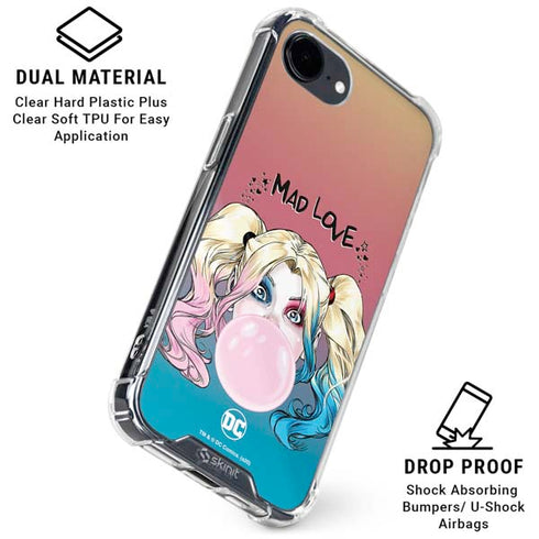 DC Comics Harley Quinn Mad Love iPhone 16e Clear Case