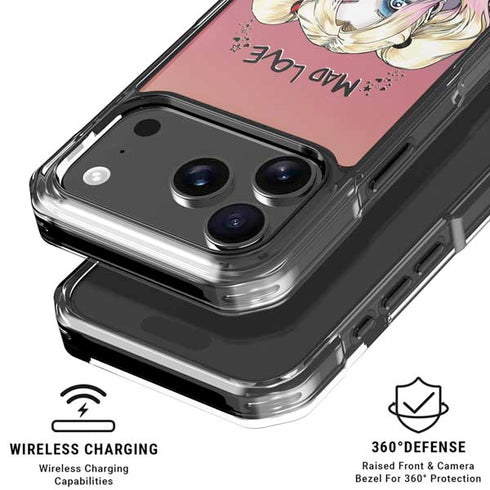 DC Comics Harley Quinn Mad Love iPhone 18 Pro Clear Case
