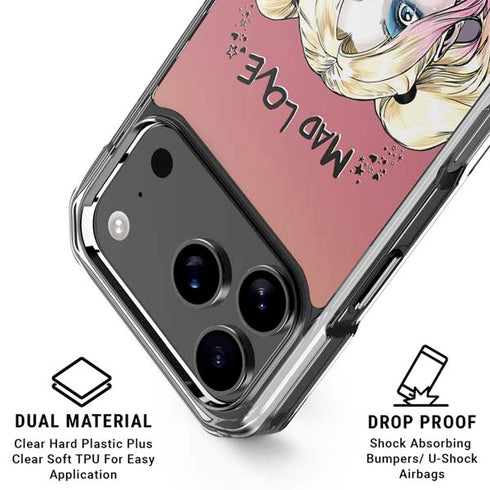 DC Comics Harley Quinn Mad Love iPhone 18 Pro Clear Case