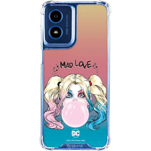 DC Comics Harley Quinn Mad Love Moto G Play 4G (2024) Clear Case