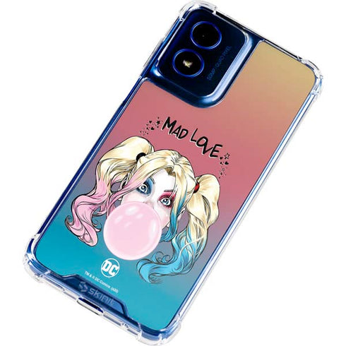 DC Comics Harley Quinn Mad Love Moto G Play 4G (2024) Clear Case