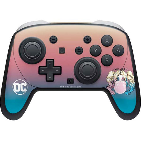 DC Comics Harley Quinn Mad Love Nintendo Switch 2 (2025) Pro Controller Skin