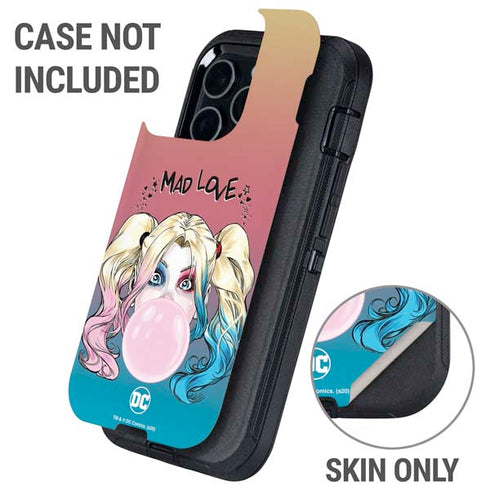 DC Comics Harley Quinn Mad Love Otterbox Defender iPhone Skin