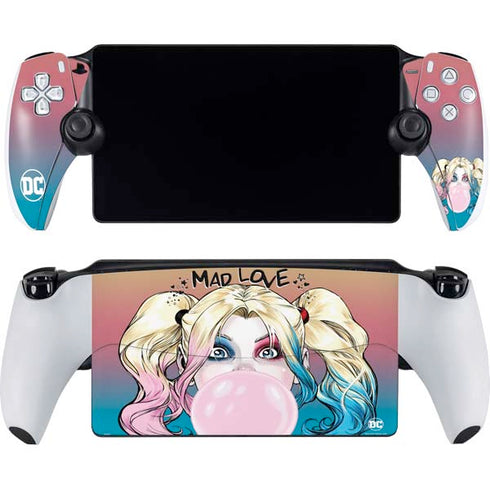 DC Comics Harley Quinn Mad Love PlayStation Portal Remote Player Skin