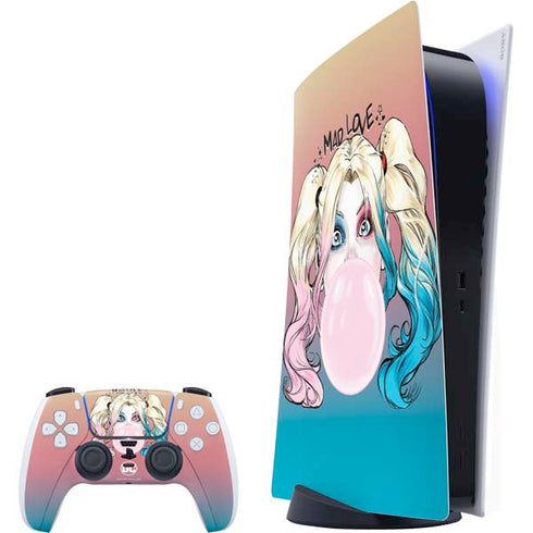 DC Comics Harley Quinn Mad Love PlayStation PS5 Skins