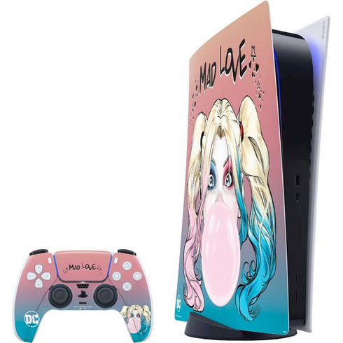 DC Comics Harley Quinn Mad Love PlayStation PS5 Skins