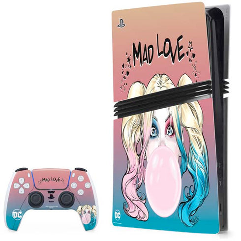 DC Comics Harley Quinn Mad Love PlayStation PS5 Skins
