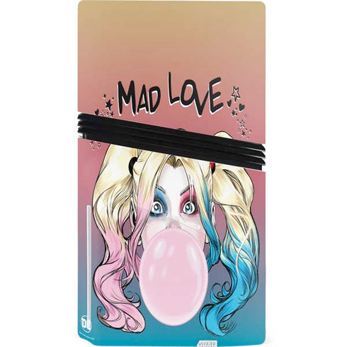 DC Comics Harley Quinn Mad Love PS5 Pro Disk Console Skin