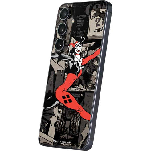 DC Comics Harley Quinn Vintage Action pose pattern Galaxy A16 5G Skin