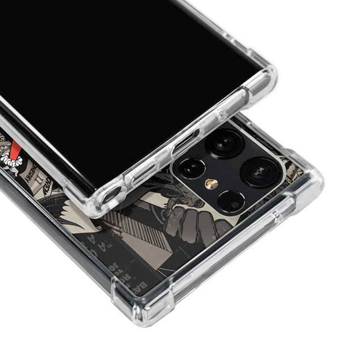 DC Comics Harley Quinn Vintage Action pose pattern Galaxy S23 Ultra Clear Case