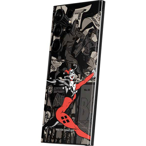 DC Comics Harley Quinn Vintage Action pose pattern Galaxy Skins