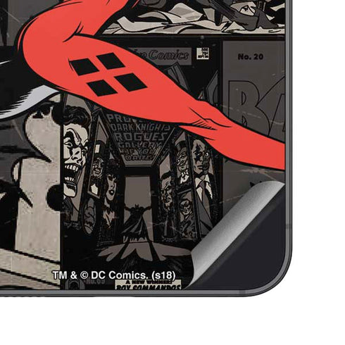 DC Comics Harley Quinn Vintage Action pose pattern Galaxy S25 Skin