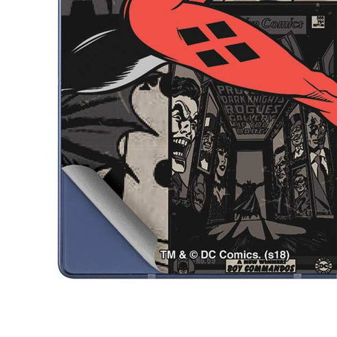 DC Comics Harley Quinn Vintage Action pose pattern Galaxy Z Fold6 Skin