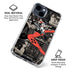 DC Comics Harley Quinn Vintage Action pose pattern iPhone 15 Clear Case