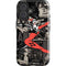 DC Comics Harley Quinn Vintage Action pose pattern iPhone 16 Impact Case