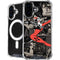 DC Comics Harley Quinn Vintage Action pose pattern iPhone 16 MagSafe Case