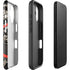 DC Comics Harley Quinn Vintage Action pose pattern iPhone 16 Plus Impact Case