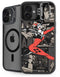 DC Comics Harley Quinn Vintage Action pose pattern iPhone 16 Plus Kickstand Case