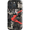 DC Comics Harley Quinn Vintage Action pose pattern iPhone 16 Pro Impact Case