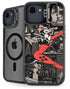 DC Comics Harley Quinn Vintage Action pose pattern iPhone 16e Kickstand Case