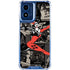 DC Comics Harley Quinn Vintage Action pose pattern Moto G 5G (2024) Clear Case