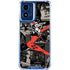 DC Comics Harley Quinn Vintage Action pose pattern Moto G Play 4G (2024) Clear Case