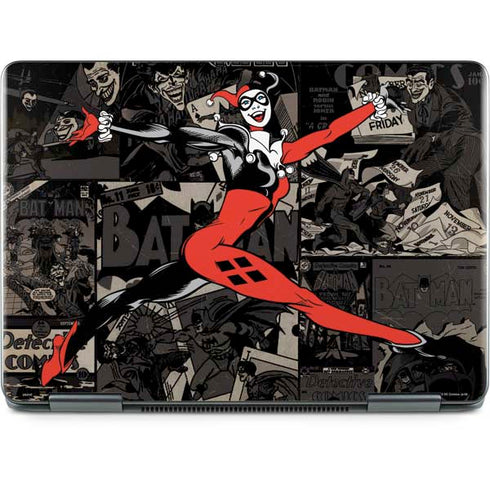 DC Comics Harley Quinn Vintage Action pose pattern Notebook 9 Pro 13in (2017) Skin
