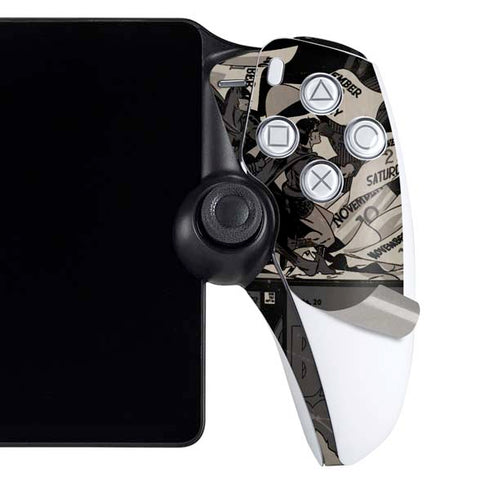 DC Comics Harley Quinn Vintage Action pose pattern PlayStation Portal Remote Player Skin