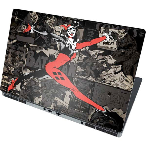 DC Comics Harley Quinn Vintage Action pose pattern Dell Precision Skin