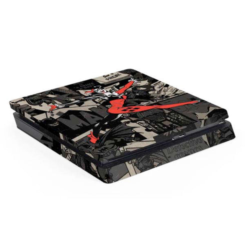 DC Comics Harley Quinn Vintage Action pose pattern PlayStation PS4 Skins