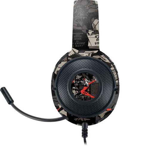 DC Comics Harley Quinn Vintage Action pose pattern Razer Kraken X Skin