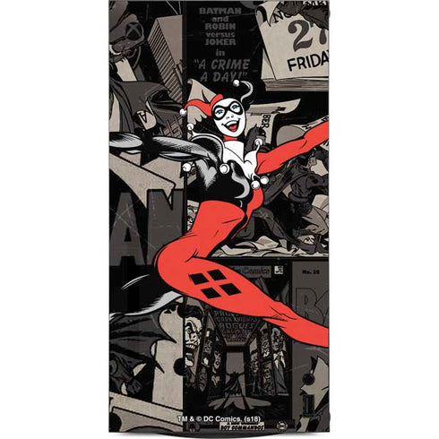 DC Comics Harley Quinn Vintage Action pose pattern XBox Series X Digital Edition Console Skin
