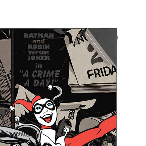DC Comics Harley Quinn Vintage Action pose pattern XBox Series X Digital Edition Console Skin