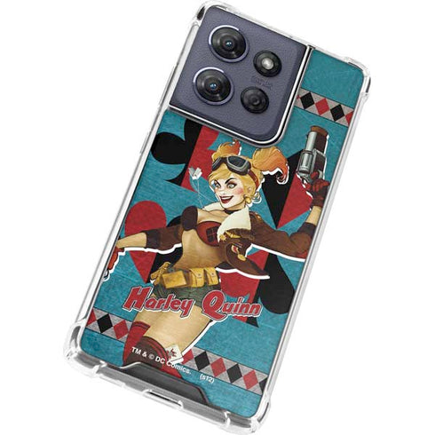 DC Comics Bombshells Harley Quinn Moto G 5G (2025) Clear Case